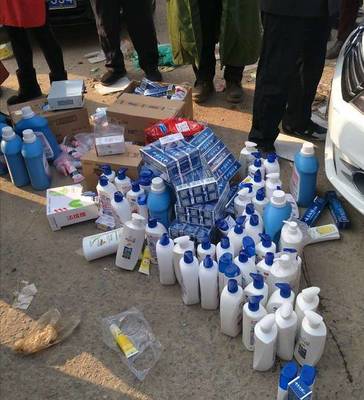 消費提醒 汊河市場查處兜售假冒日用品商販，警惕假冒偽劣產品